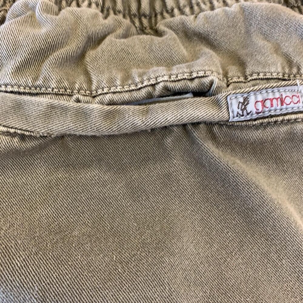 Gramicci Pants Mens Medium Olive Cotton Twill Elastic Waist Climbing Hiking - Picture 8 of 8